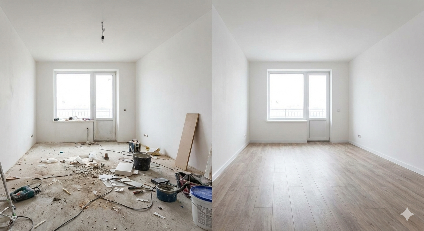 Limpieza fin de obra y reformas