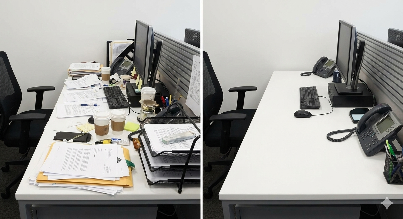 Limpieza de oficinas y espacios de trabajo